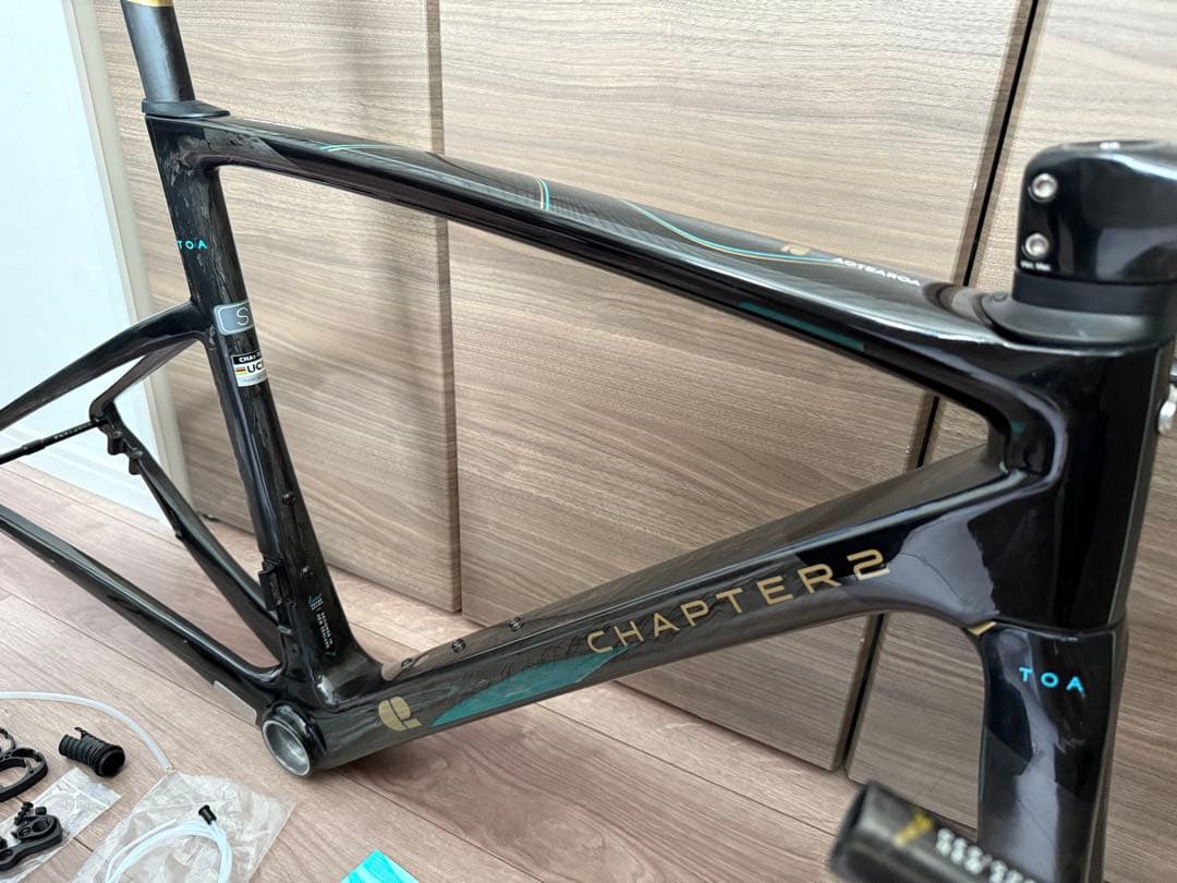 チャプター2 TOA ブラック ゴールド フレームセット　S 専用ハンドル付き