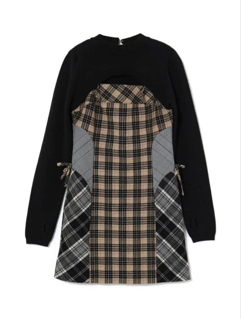 andmary Khy check set ワンピース