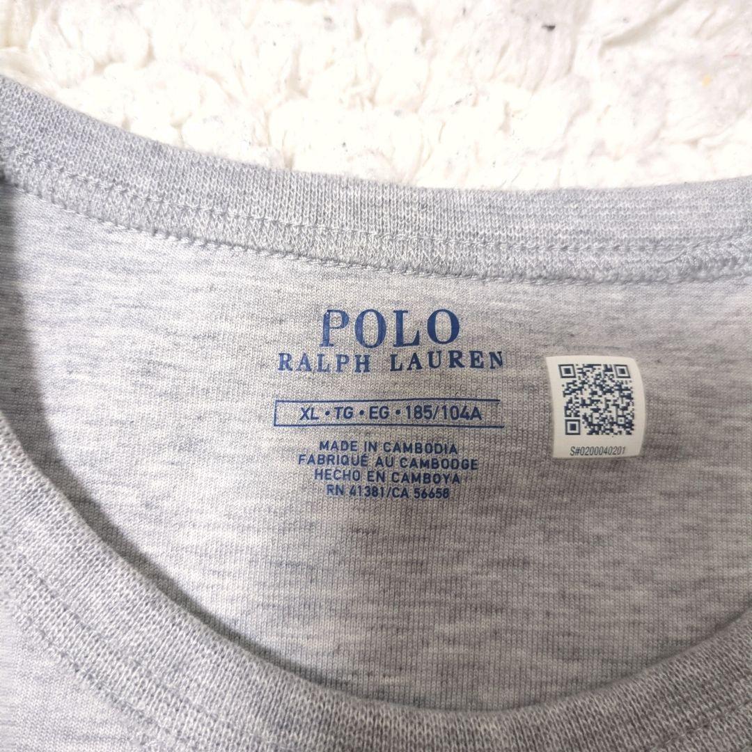 美品 ポロベアー ダブルニット スウエットシャツグレー XL ジープ