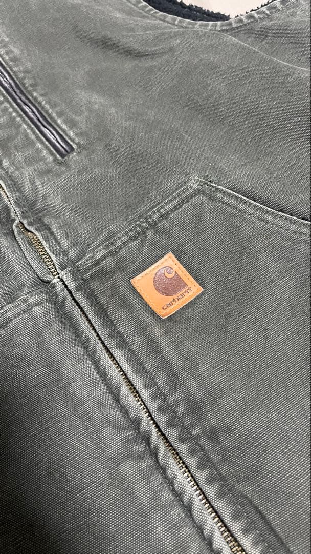 carhartt ダックベスト　ツートンカラー