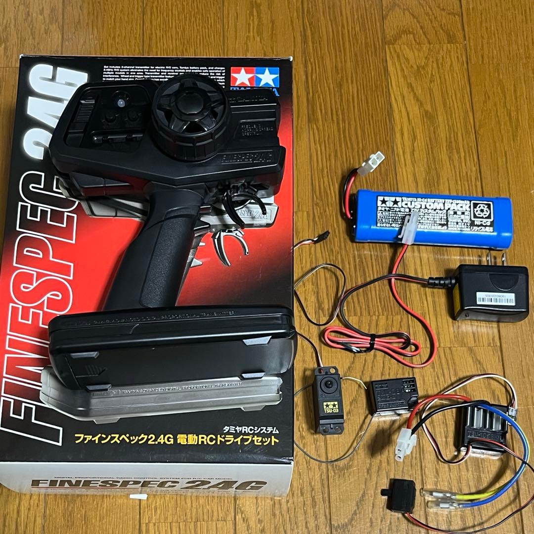 s*A様 タミヤ ファインスペック2.4G プロポ 受信機 esc サーボ バッ