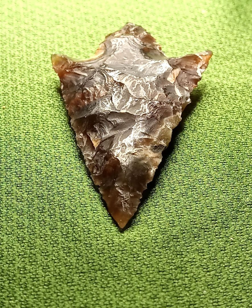 アイヌ仕様Pro。 有舌尖頭器 石器 原始時代　 模写