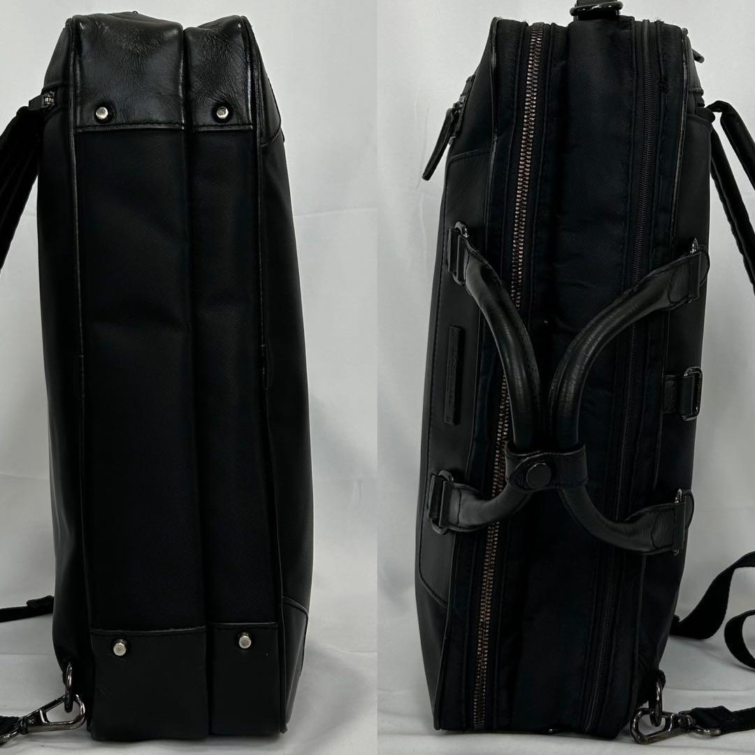 【訳あり美品】ブラックレーベル クレストブリッジ 3way ビジネスバッグ 黒