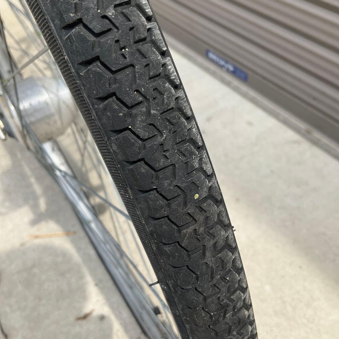 ママチャリ 26インチ オートライト カゴ ペダル 身長140~175cm程度