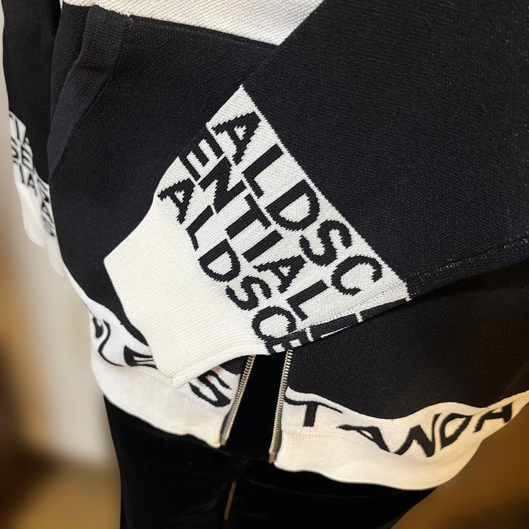 美品ダブルスタンダードクロージングダブルジップカーディガン