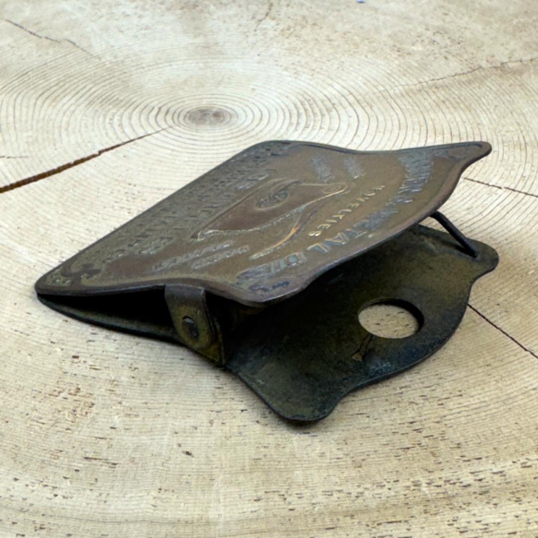 アドバタイジング クリップ ペーパークリップ レターホルダー 販促 アンティーク