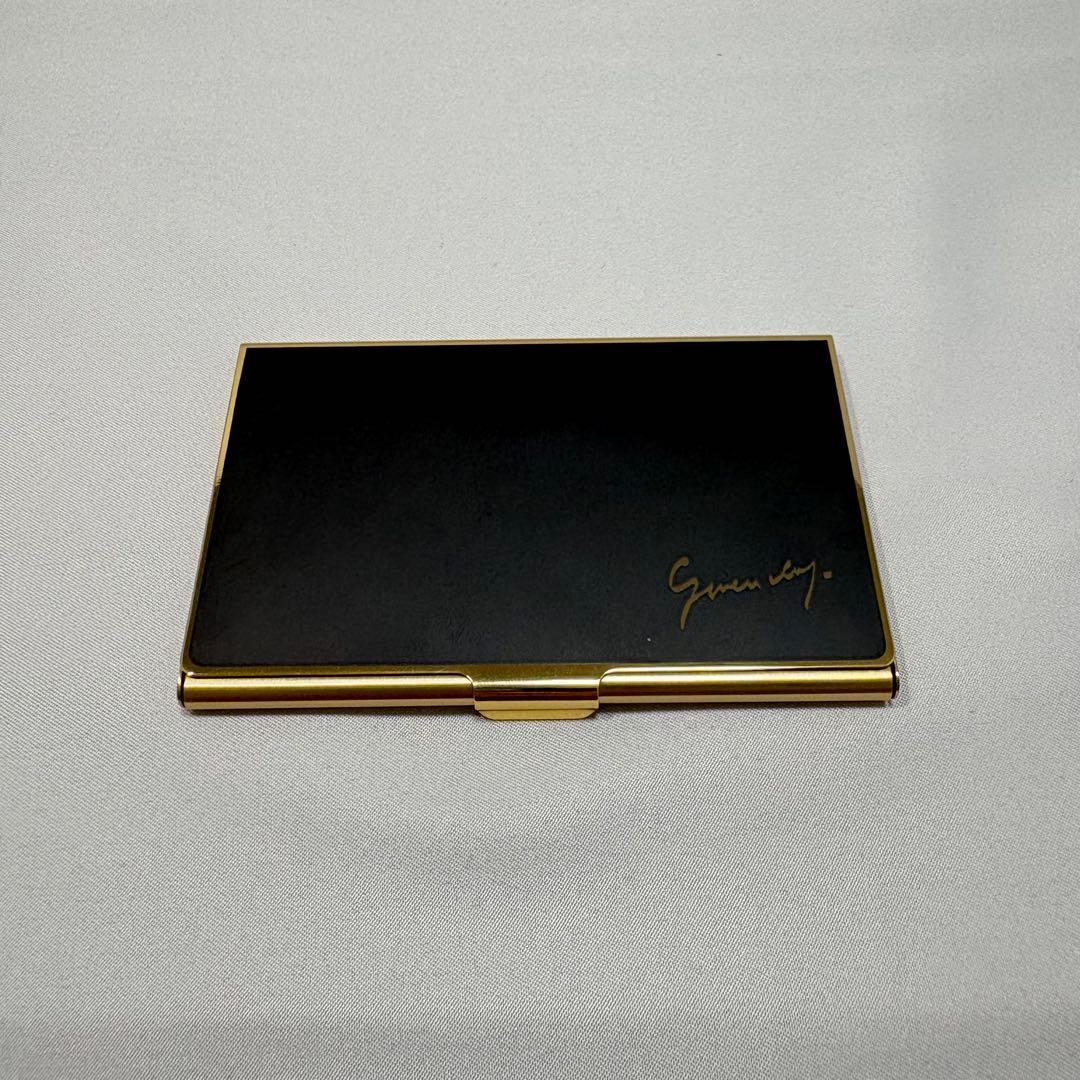 未使用✨Givenchy ジバンシー　ゴールド　ブラック 名刺入れ　カードケース