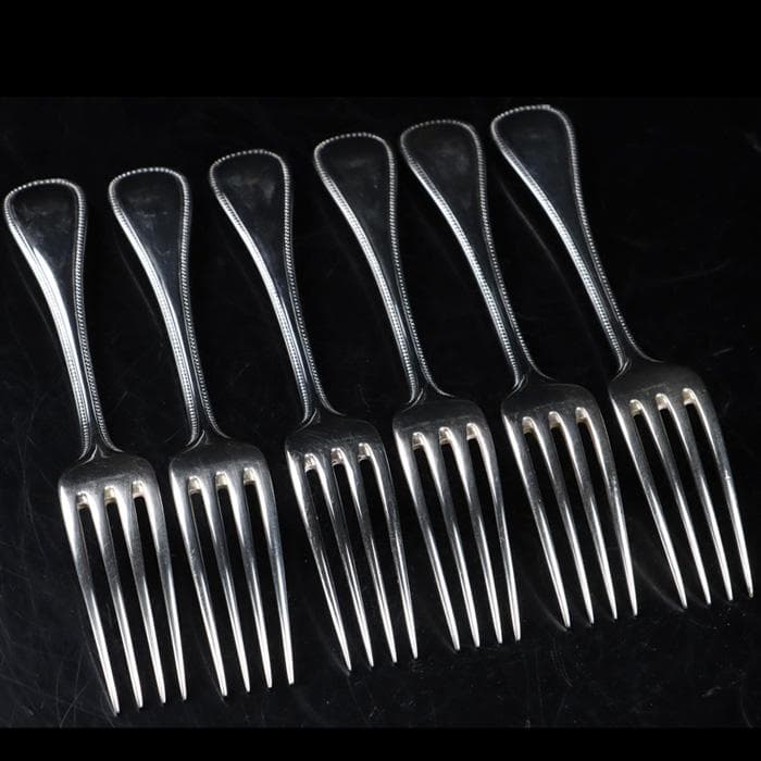 Y2711-3 クリストフル パール シリーズ テーブルフォーク 6本セット