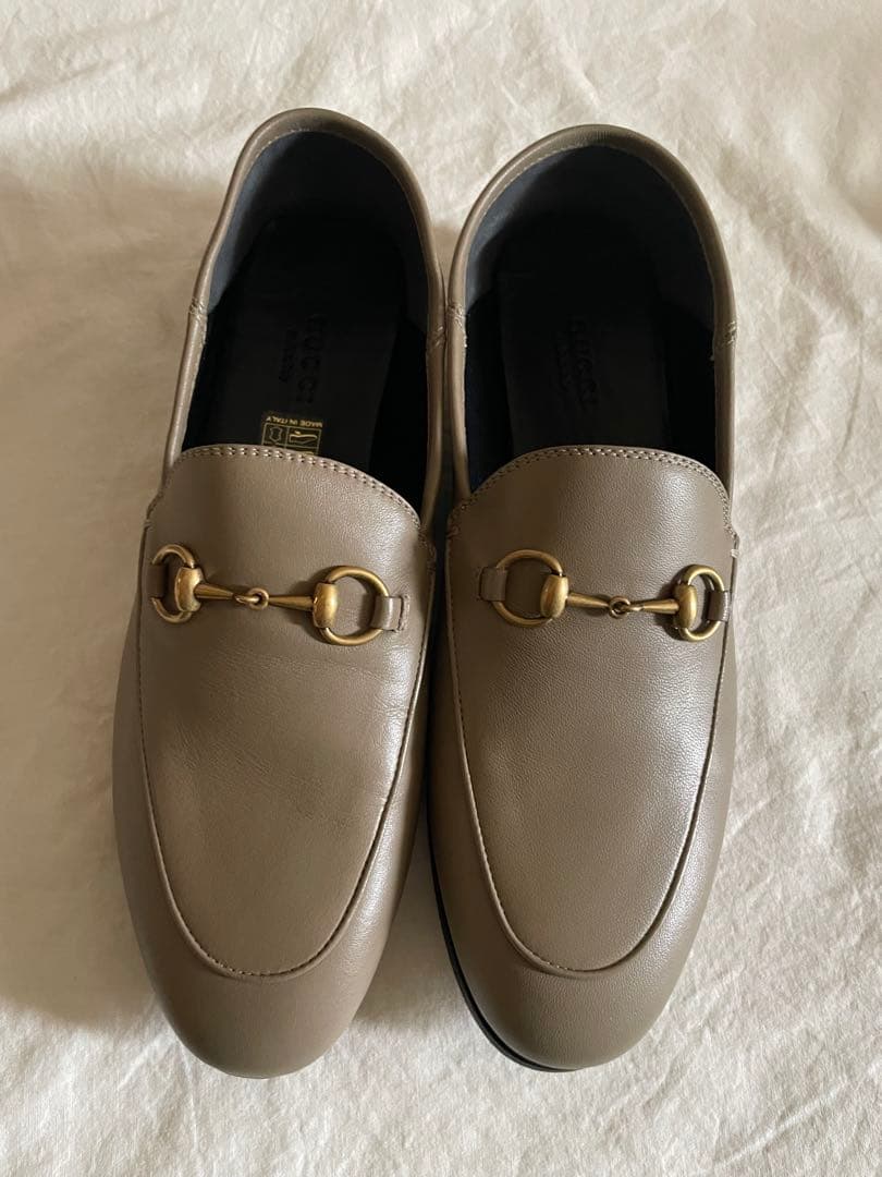 新品未着用Gucci レザーホースビットローファーsize 37