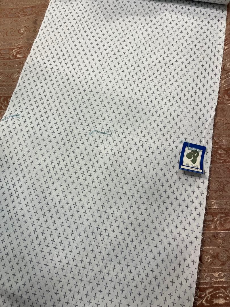 白　白絣　上布　浴衣　反物
