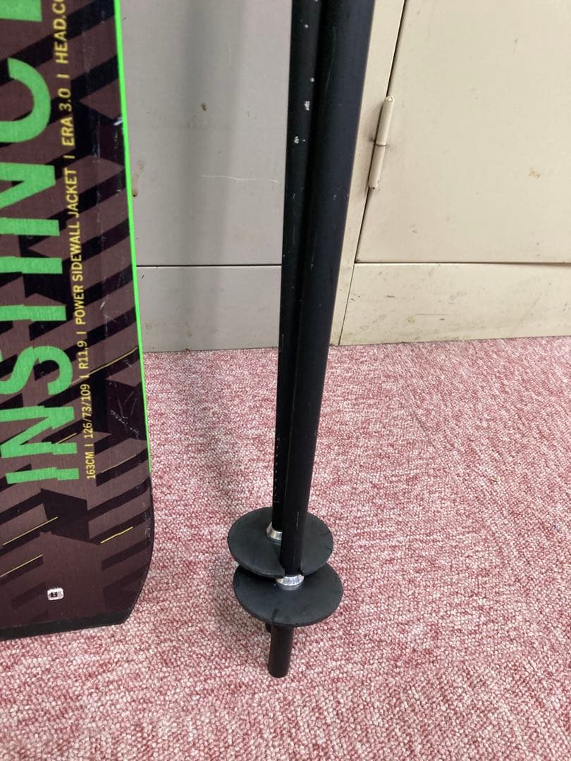 美品　HEAD ヘッド　NATURAL INSTINCT 163cm ストック付