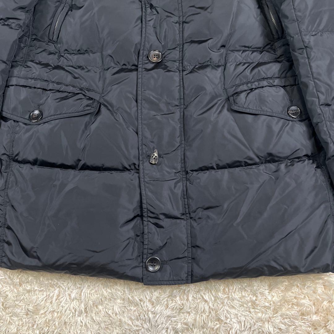 PEUTEREY ピューテリー フード付き ダウンジャケット Lサイズ ブラック