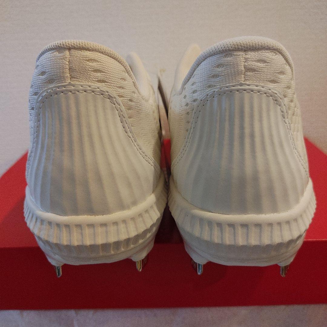 ニューバランス　野球　スパイク 金具　27.5センチ　ホワイト 高校野球対応