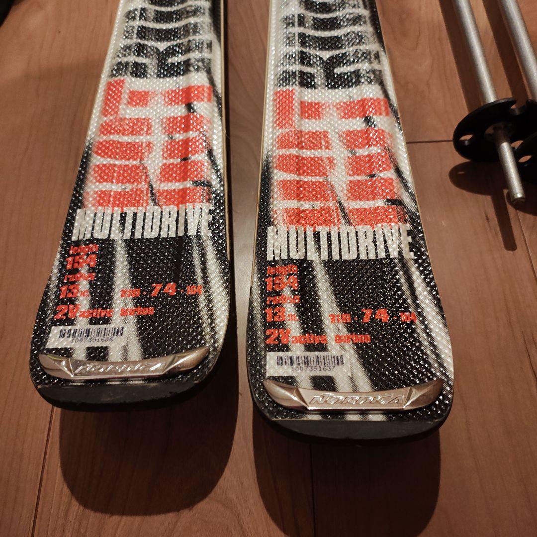 土日限定価格　ノルディカ　スキー　154 スキーケース付