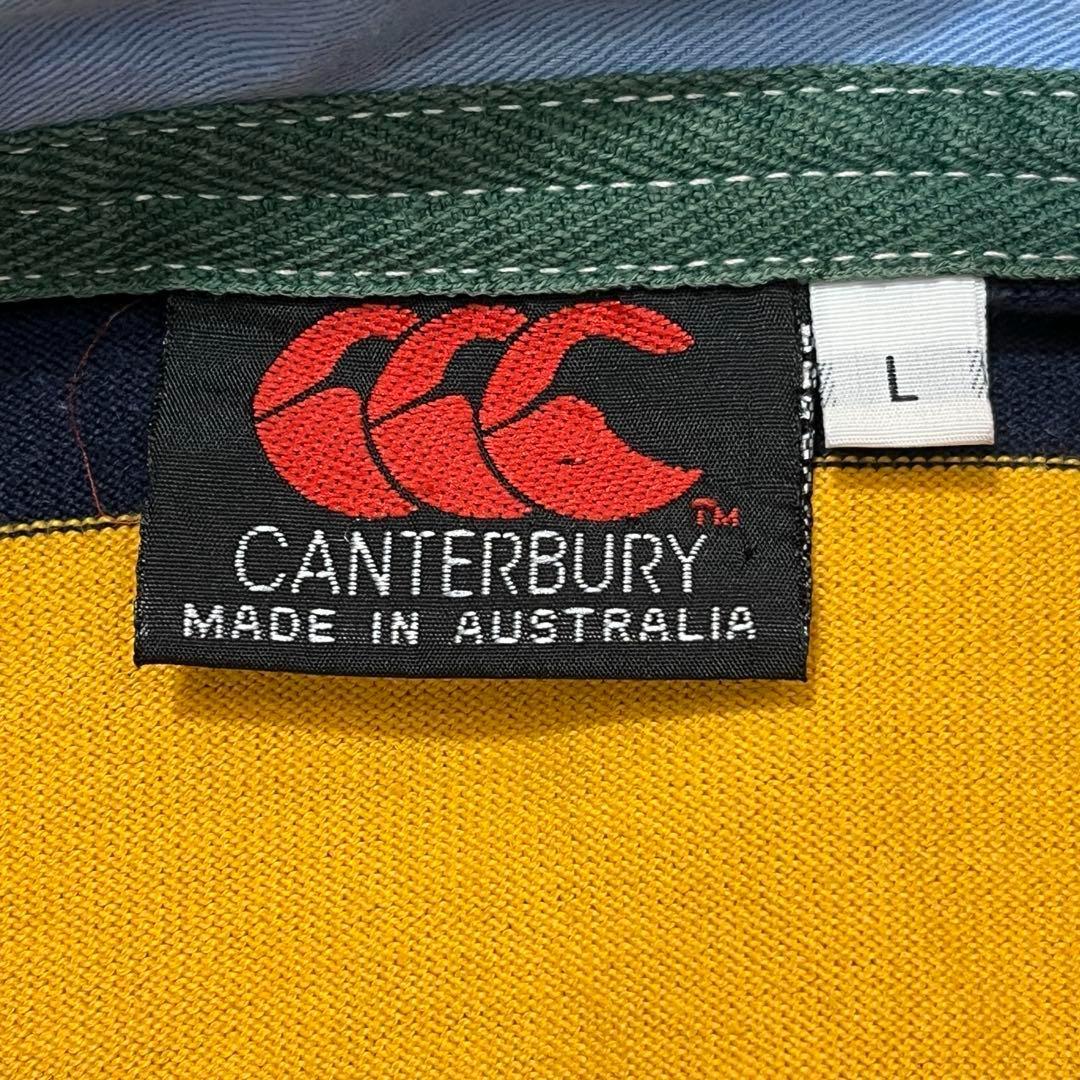 90s　 オーストラリア製 カンタベリーオブニュージーランド 長袖ラガーシャツ
