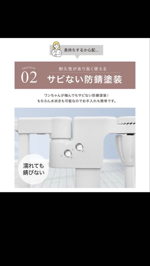 YouTen 犬用ペットゲージサークル６枚　扉付き