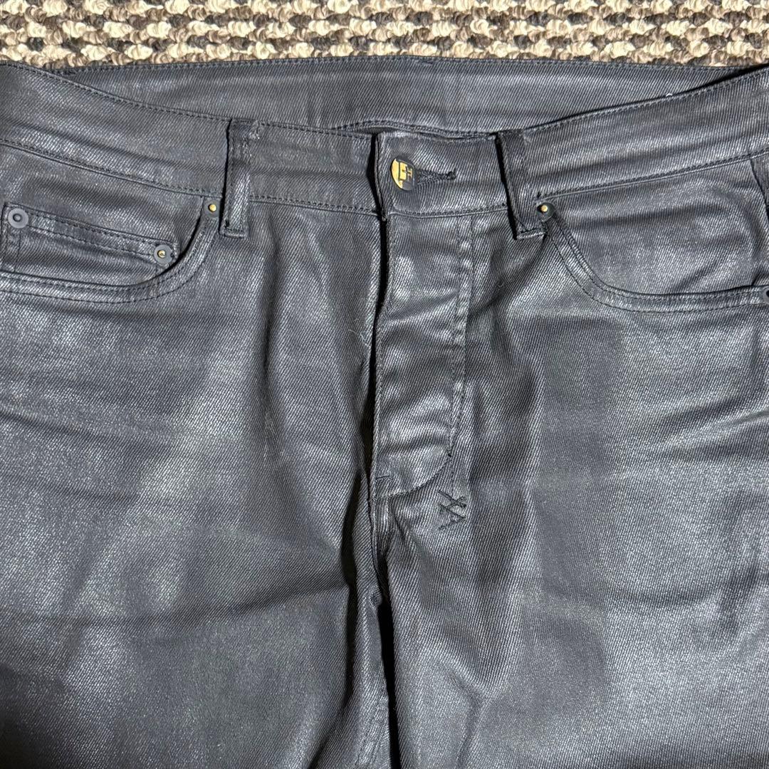 KSUBI BRONKO WAX コーティングフレアデニム