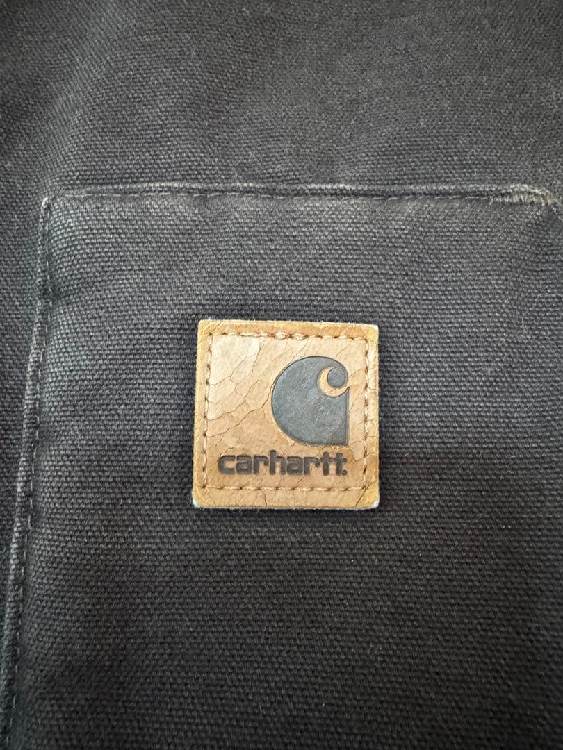 【大人気】良品 カーハート ダックベスト XL ダークブラウン ヴィンテージ