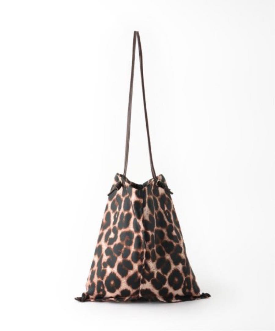 IENA【manipuri /マニプリ】プリントトートバッグ(レオパード)