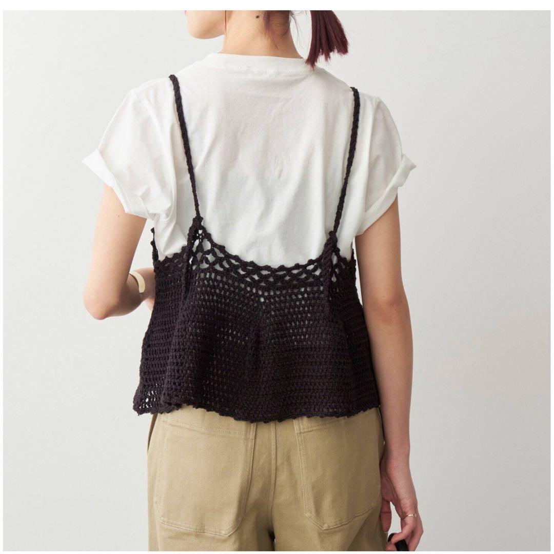 未使用【Spick and Span】 クロシェニットキャミソール