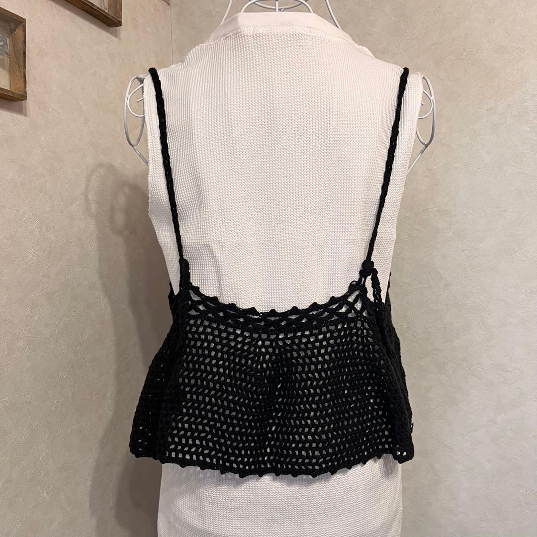 未使用【Spick and Span】 クロシェニットキャミソール