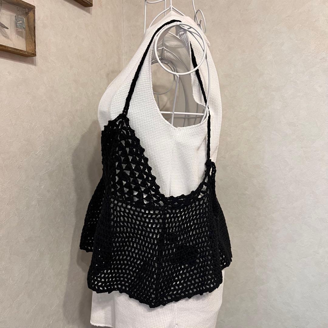 未使用【Spick and Span】 クロシェニットキャミソール