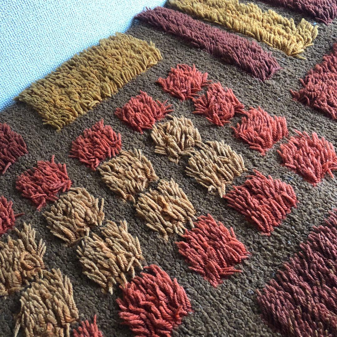 (1950s)-1960sミッドセンチュリー ラグ