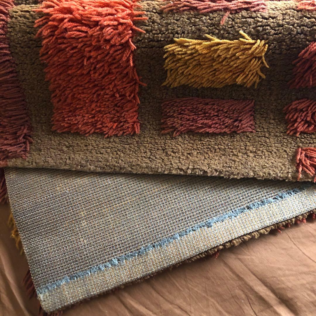 (1950s)-1960sミッドセンチュリー ラグ