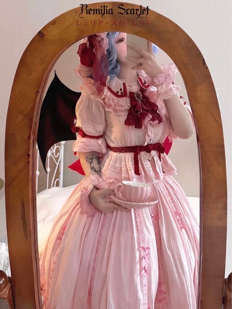 即納　新品　森森仙　東方プロジェクト　東方project レミリア　衣装Mサイズ