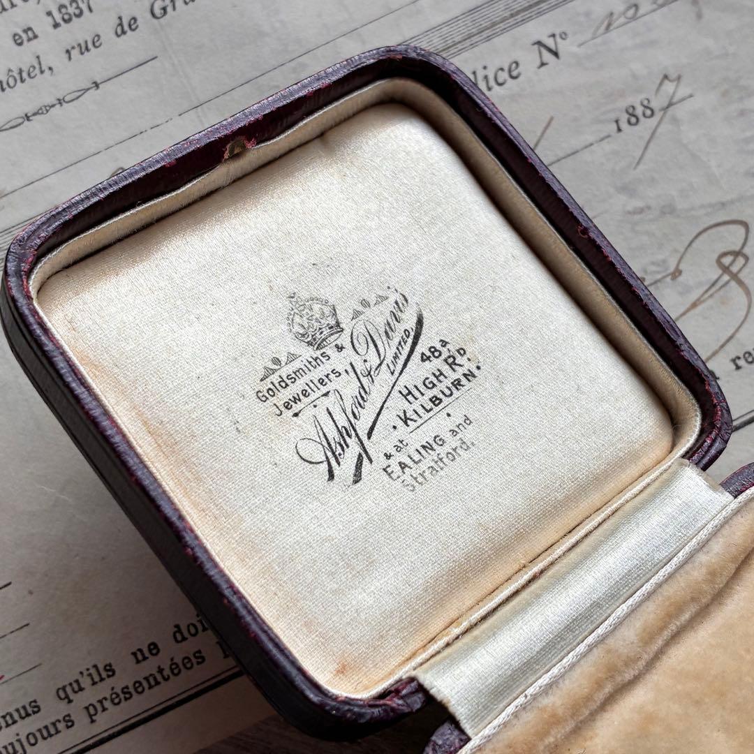 E英国イギリスアンティーク　ジュエリーケース　ブローチメダイ　ジュエリーボックス