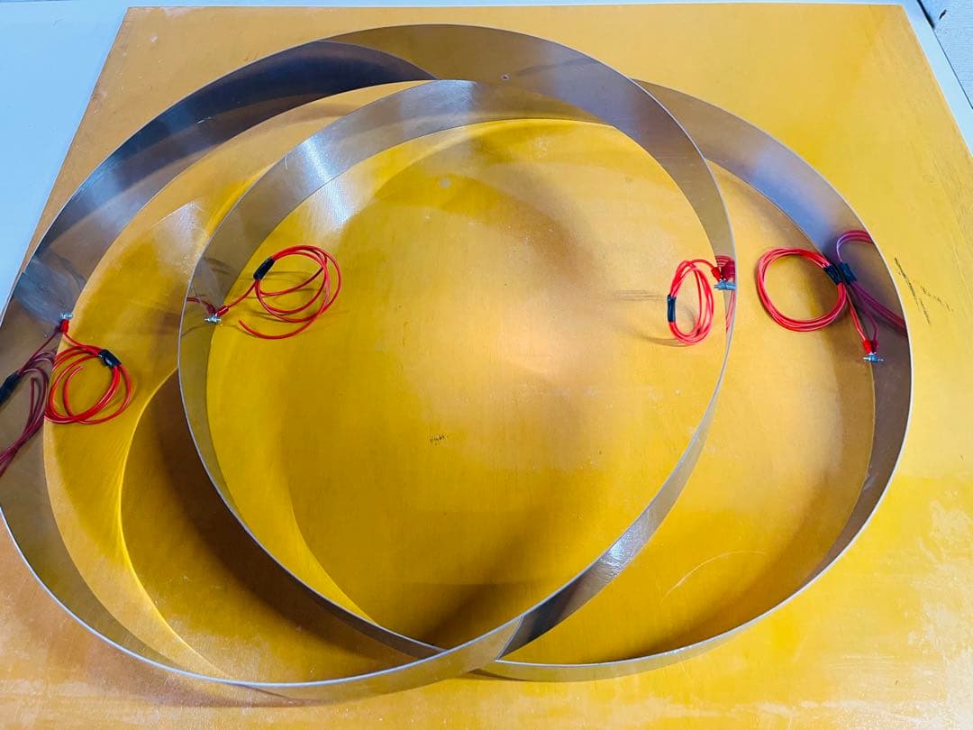 デコトラ★16インチ★1.5ミリ厚★ステンレス製★ホイールマーカーリング★2枚組