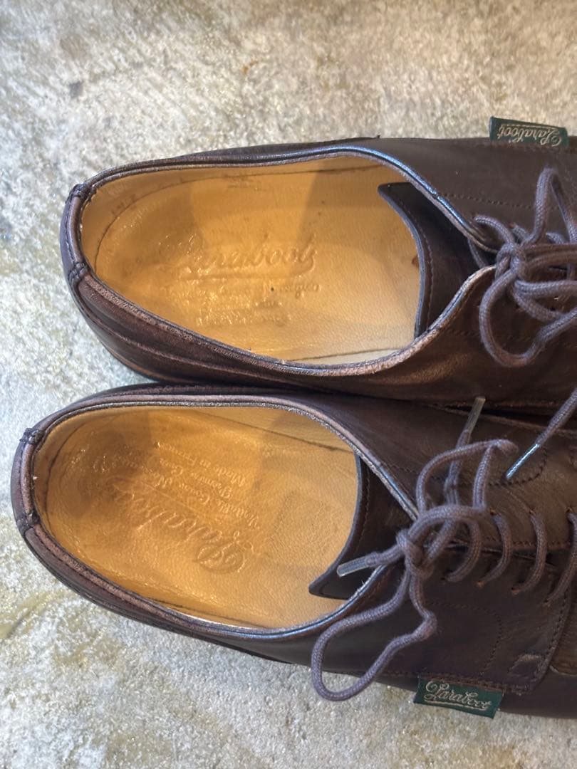 【良品】【希少】【フランス製】パラブーツ シャンボート　モカ　24.5cm