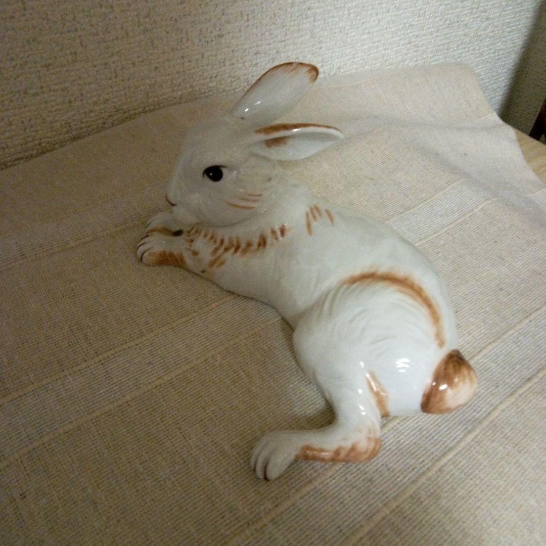 Villeroy&Bochビレロイ&ボッホ　陶器　置物　ウサギ　ヴィンテージ