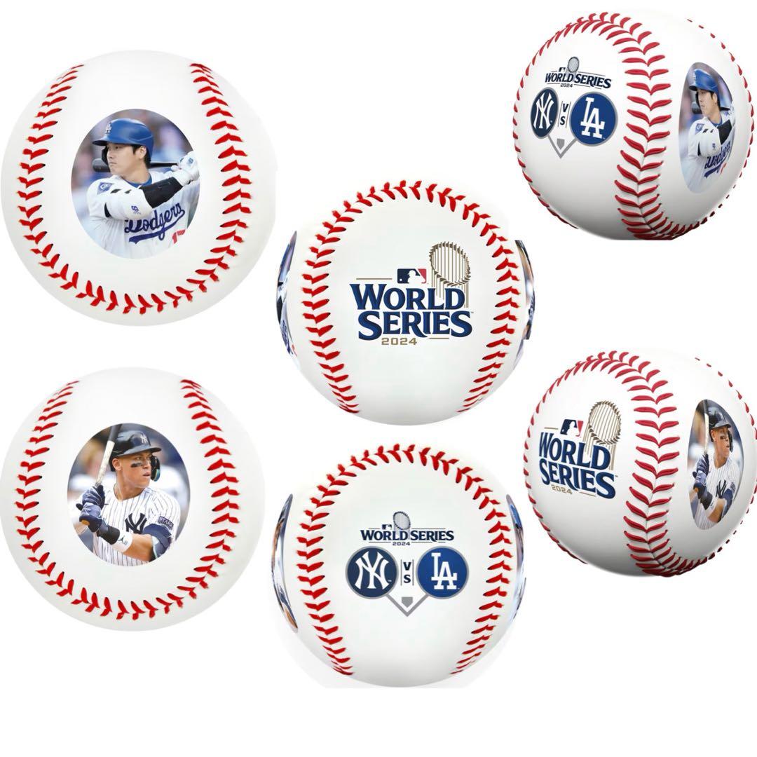 大谷翔平ジャッジドジャースVSヤンキース　ワールドシリーズ記念ボール2個セット
