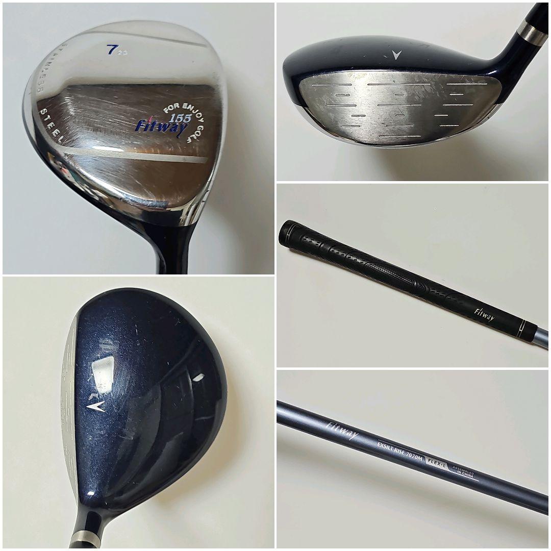 レディース　右利き　初心者～　Fitway　フィットウェイ　ゴルフクラブセット