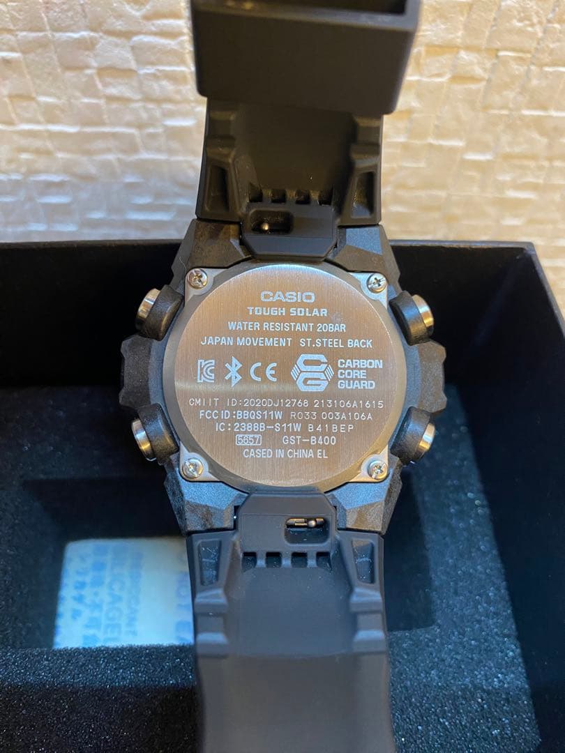 【極美品】G-SHOCK G-STEEL GST-B400 Bluetooth