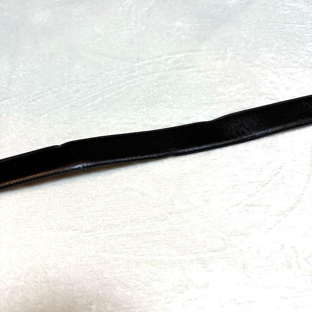 【GUCCI】グッチ　Gマークベルト　リバーシブル黒×キャメル