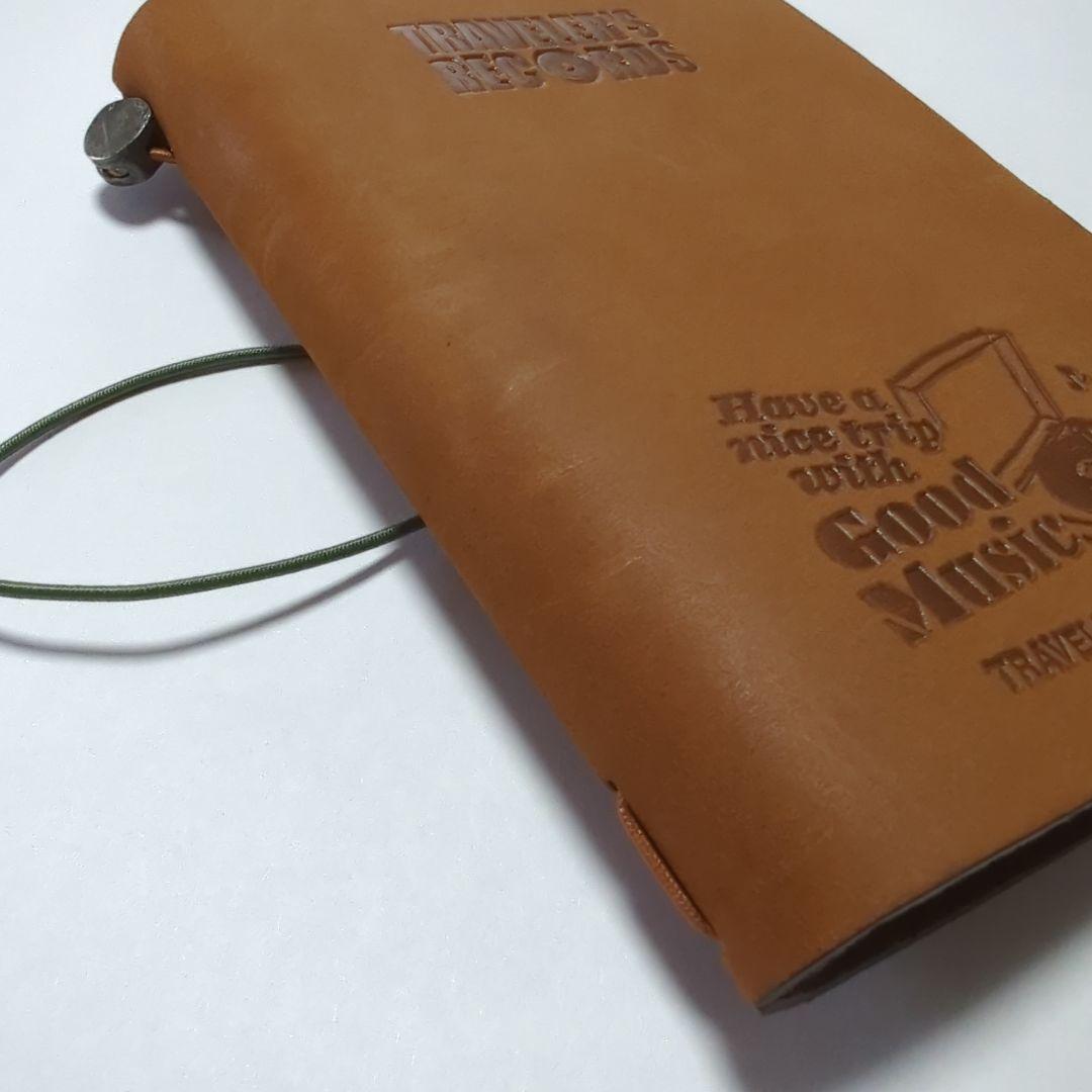 限定トラベラーズノート　パスポートサイズ　レコード柄