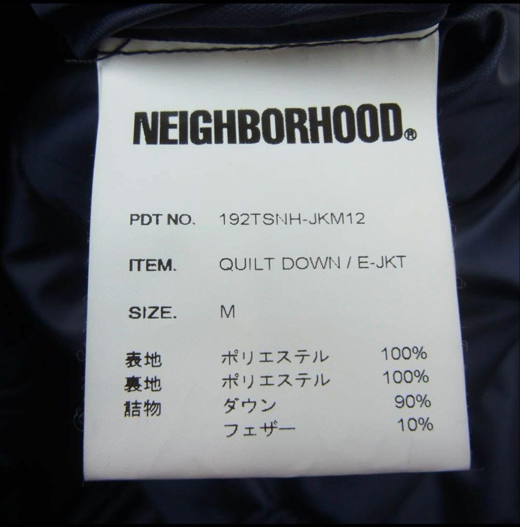 neighborhood ネイバーフッド　キルティングダウン　Ｍサイズ