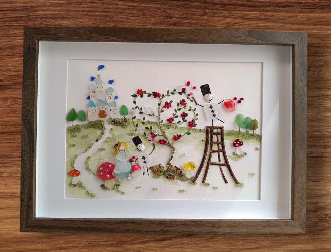 シーグラスアート　クッキー様　ご確認用　3点