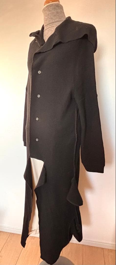 （美品‼️）Y's ヨウジヤマモトフード付きロングカーディガン 2サイズ