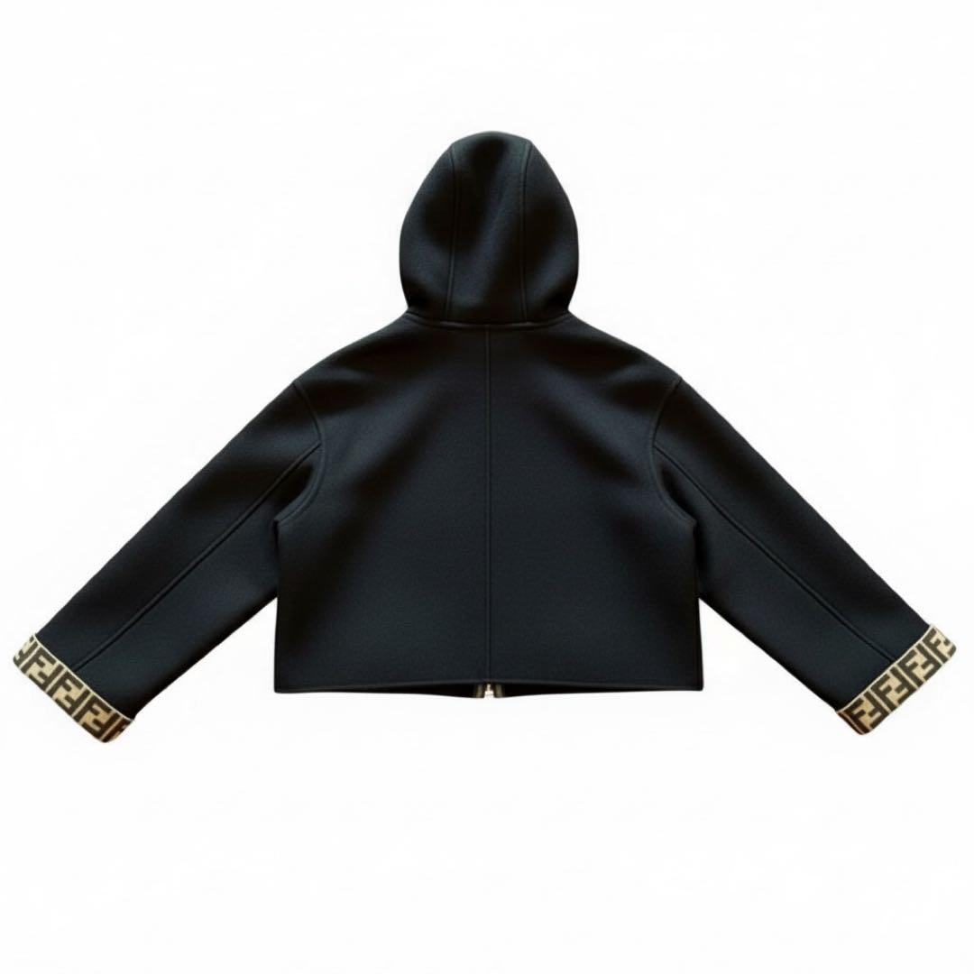 FENDI フェンディ　ブラックウールジャケット　リバーシブル 38 美品