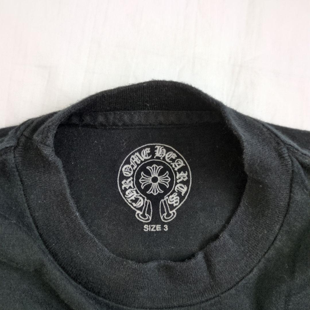 クロムハーツ CHROME HEARTS 黒 半袖 Tシャツ サイズ3