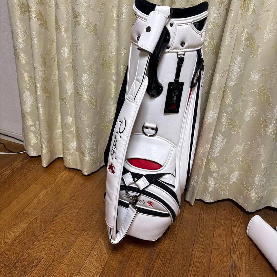 Piretti ゴルフバッグ・キャディバッグ ホワイト/レッド