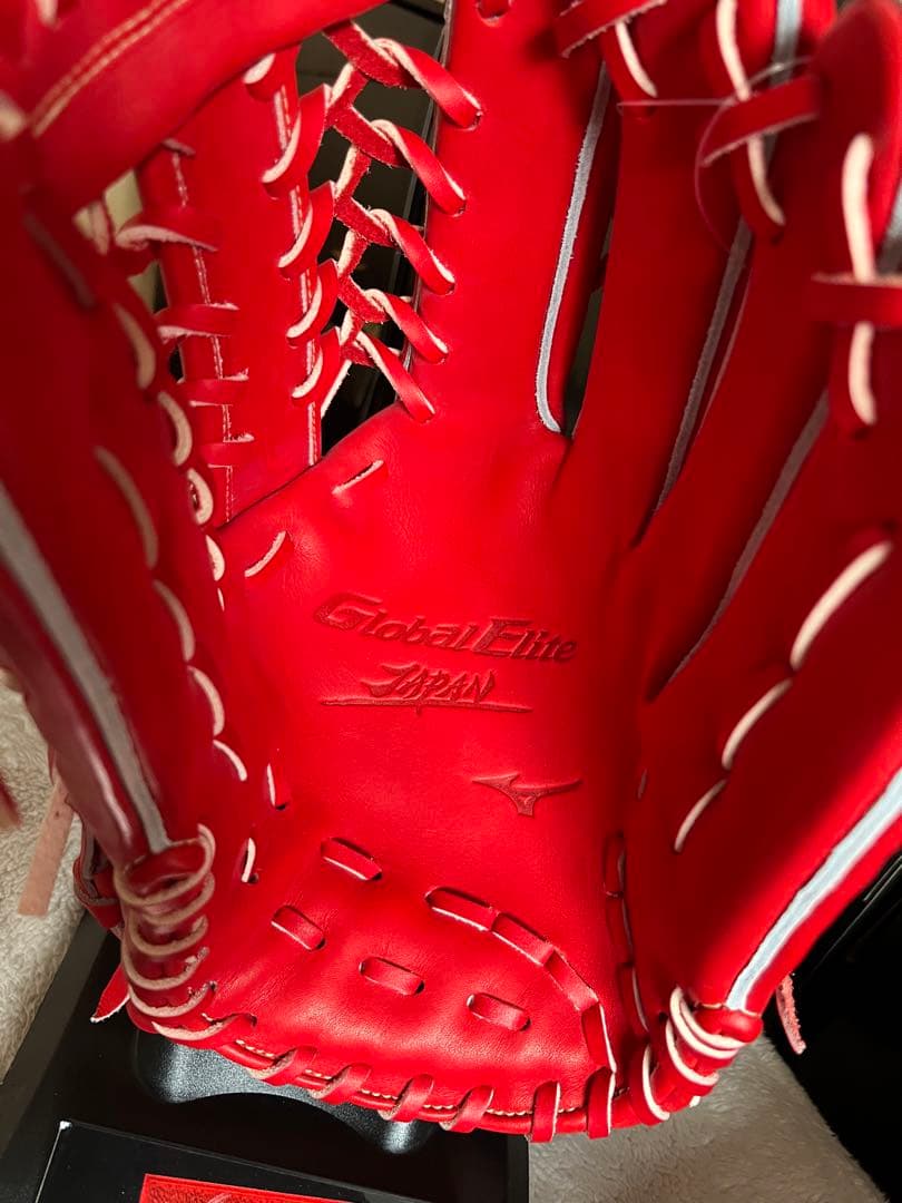 【希少　日本製】ミズノ　グローバルエリート　硬式外野手用　野球　グラブ