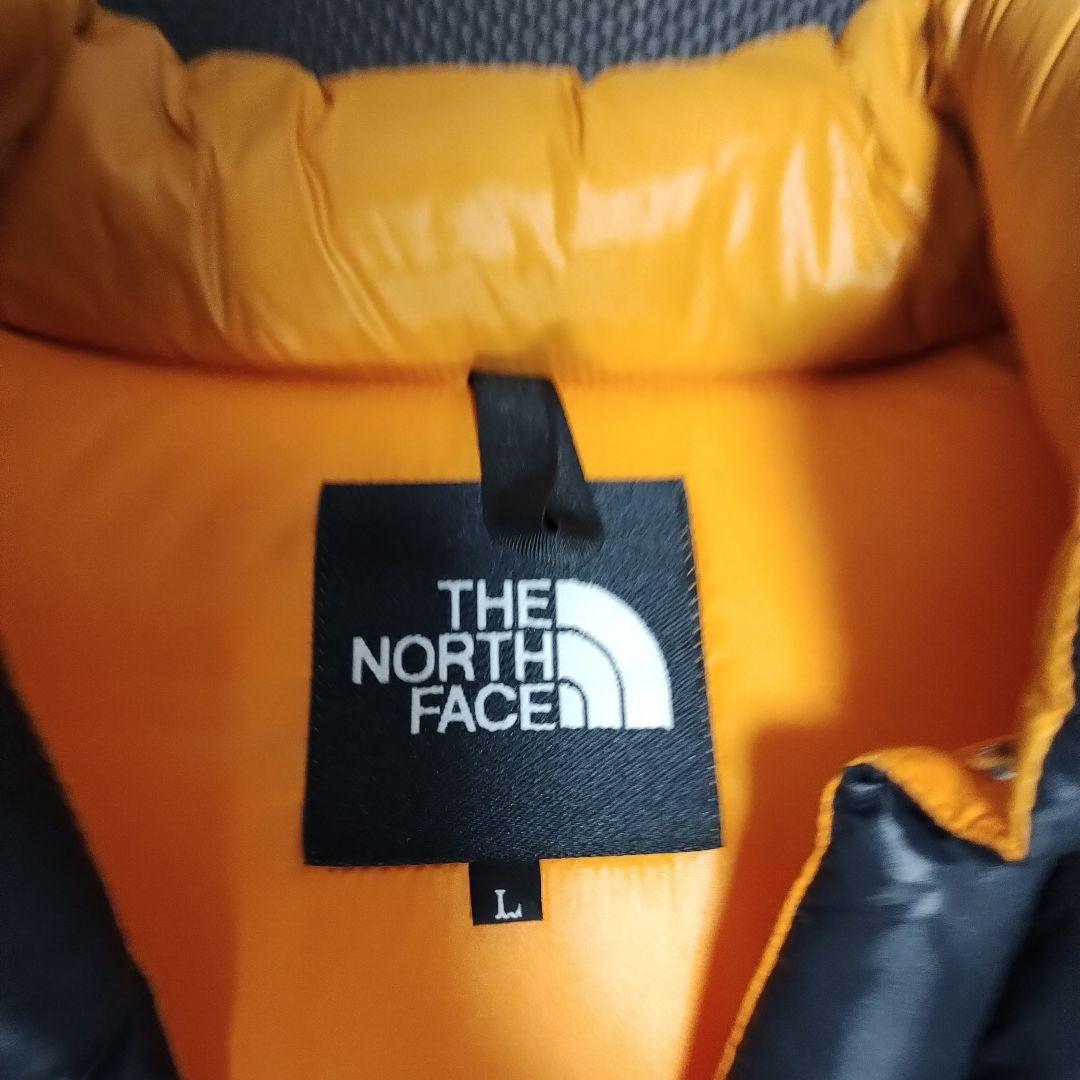 THE NORTH FACE ダウンベスト ブラック/オレンジ