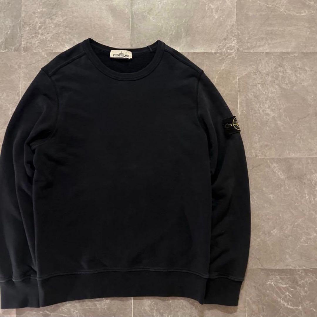 【極美品❗️】stone  スウェットトレーナー　ブラック　L