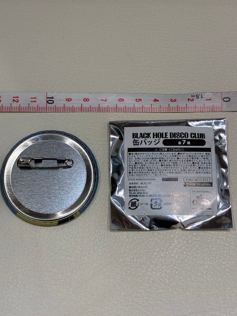 BLEACH BHDC DISCO ファンクラブ缶バッジ ウルキオラ　ブリーチ