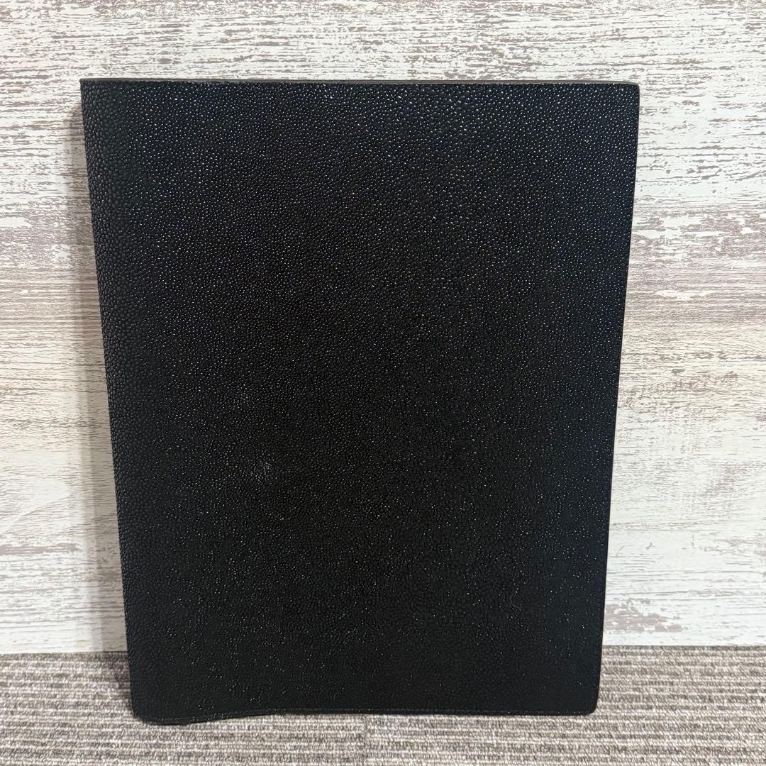 Pinetti スティングレイ エイ革 A4サイズノートカバー　レザーカバー