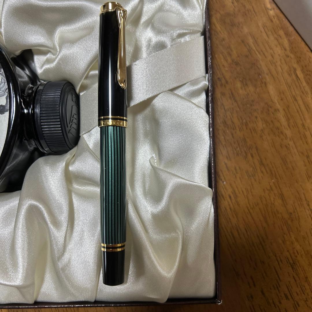 Pelikan スーべレーンM400グリーンストライプ